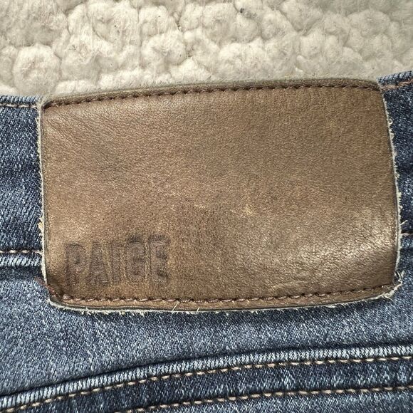 Paige Jeans Men’s 34x32 Dark Blue Slim Straight Classic Fit Soft Stretch Denim - Picture 5 of 14